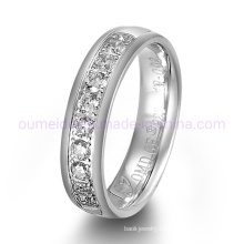 Elegent Women Jewelry Pave CZ Pure 925 Silver Rings
